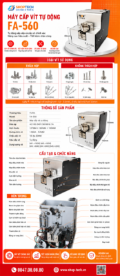 MÁY CẤP VÍT FA-560
